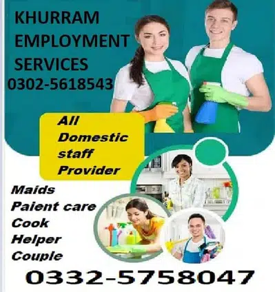 Private: Housemaid nanny Driver Chef Cook Helper Couple maid Office Staff Nurse