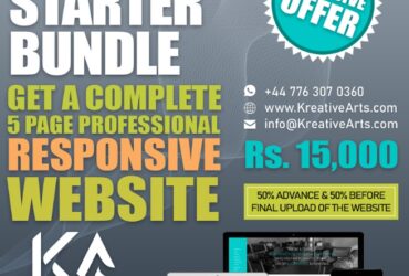Complete website with Domain, hosting and logo