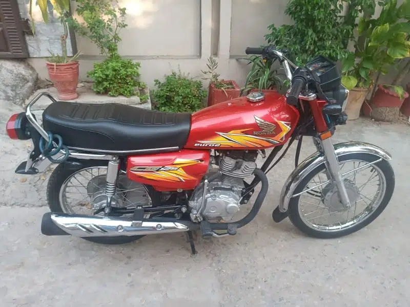 Honda 125cc Islamabad Number 2021 Model Red