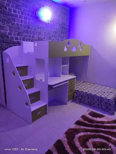 Kids double floor bed for slae