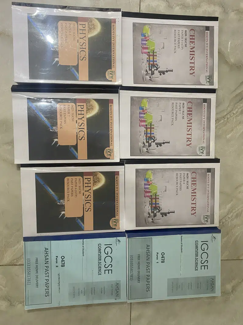 IGCSE books & past paper O level past papers